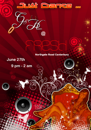 Guilty Heaven Fresh June flyer front